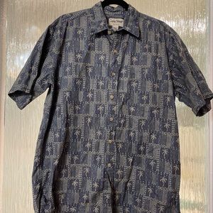 Vintage Cooke Street Honolulu Men’s Button Front Shirt, size Large